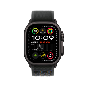 Apple Watch Ultra 2 Black Titanium Case with With Trail Loop