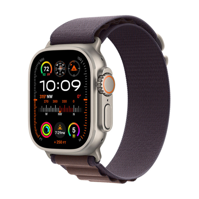 Apple Watch Ultra 2 Titanium Case with Alpine Loop - Indigo