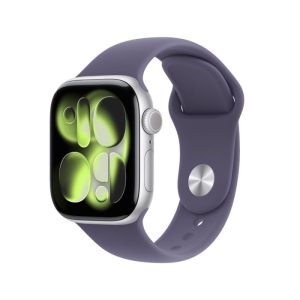 Apple Watch Series 11 46MM Silver Aluminium Case with Purple Fog Sport Band