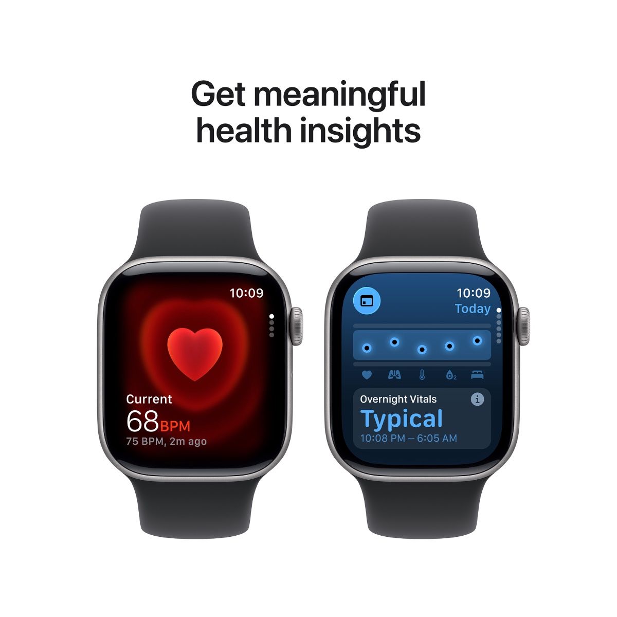 Apple Watch Series 11 42MM Space Grey Aluminium Case with Black Sport Band - Image 4